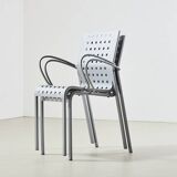 Pietro Arosio Pair of Mirandolina Chairs for Zanotta Italy 1993