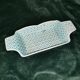 Empty pocket, blue Digoin soap holder