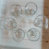 6 coupes à champagne anciennes