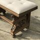 Banc de vestibule ancien