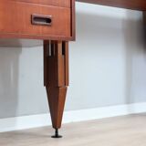 Mid century Italian design teak bookcase 1950s