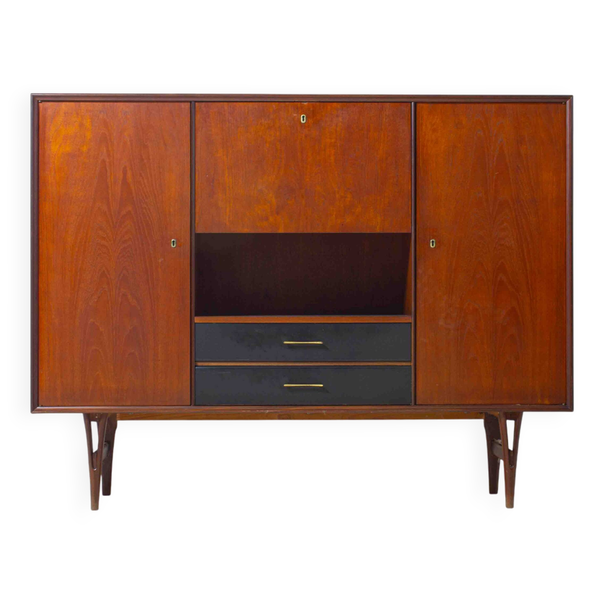 Mid-century highboard by Van Pelt, Belgium 1960s