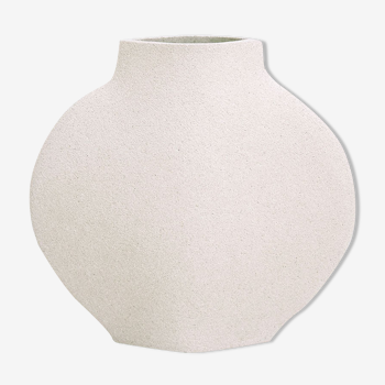 Ceramic vase 'moon [m] - white'
