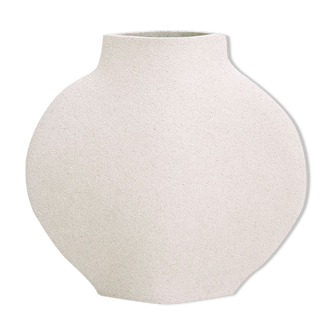 Vase en ceramique 'lune [m] - blanc’