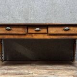 Large Louis Philippe period table or desk in solid wood circa 1830