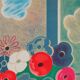 Albert zavaro : le bouquet à la fenêtre - lithographie originale signée
