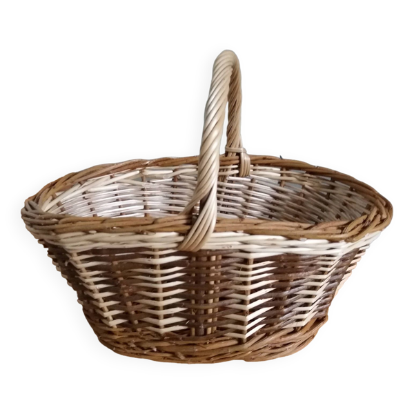 Panier à anse en osier