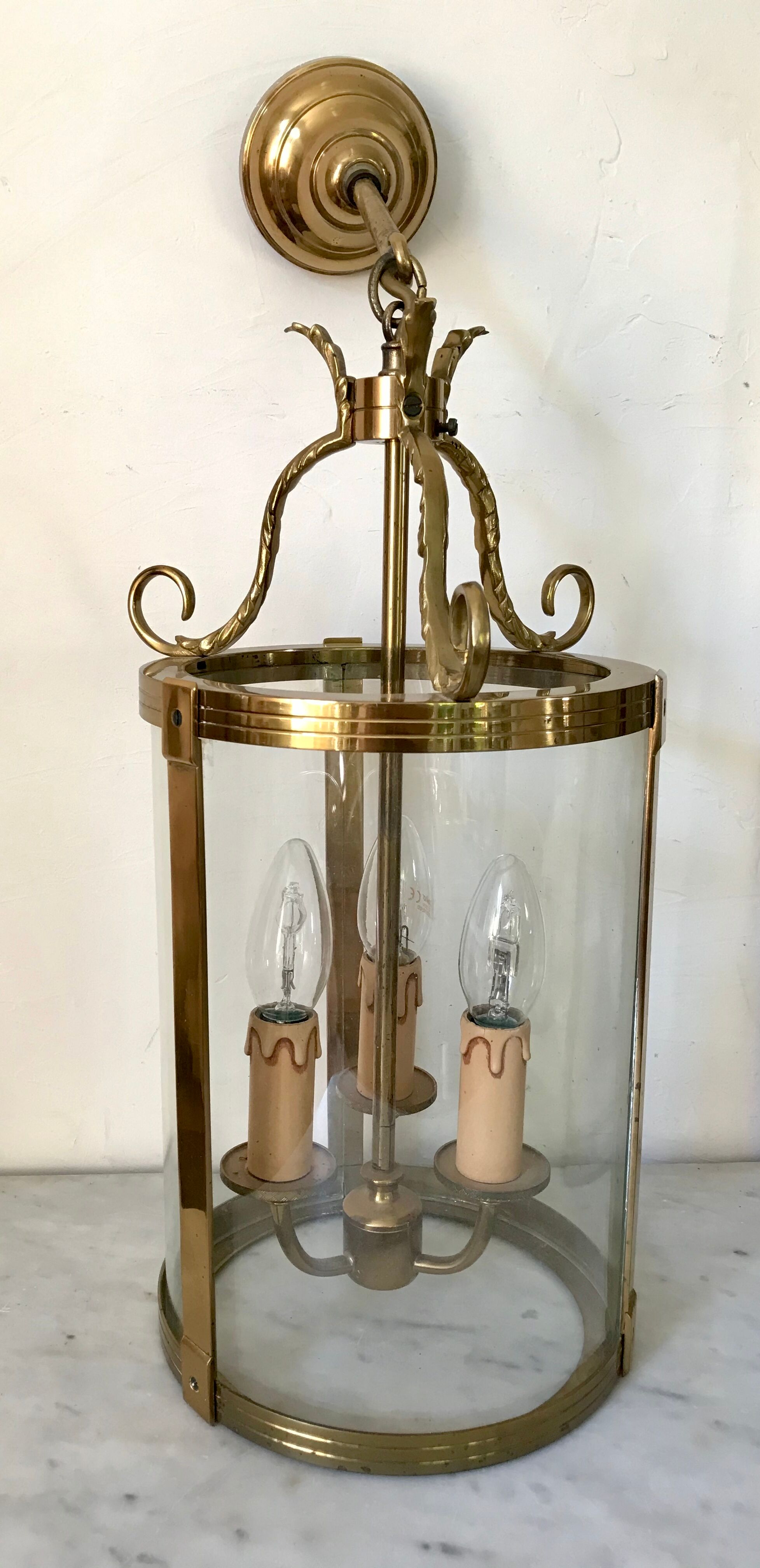 Brass vestibule lantern