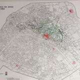 Map Paris 1962
