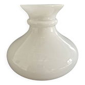 Large vintage white opaline lampshade H.20 cm Elegant lighting A661