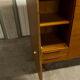 Danish Scandinavian wardrobe signed Sven Ellekaer 1960 3 doors 2 drawers with mounting plan