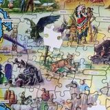 Map of North America, Waddington's shaped Jig-Map, puzzle, 54 x 59 cm