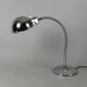 Lampe de table chromée Space Age bras articulé design moderniste 1960