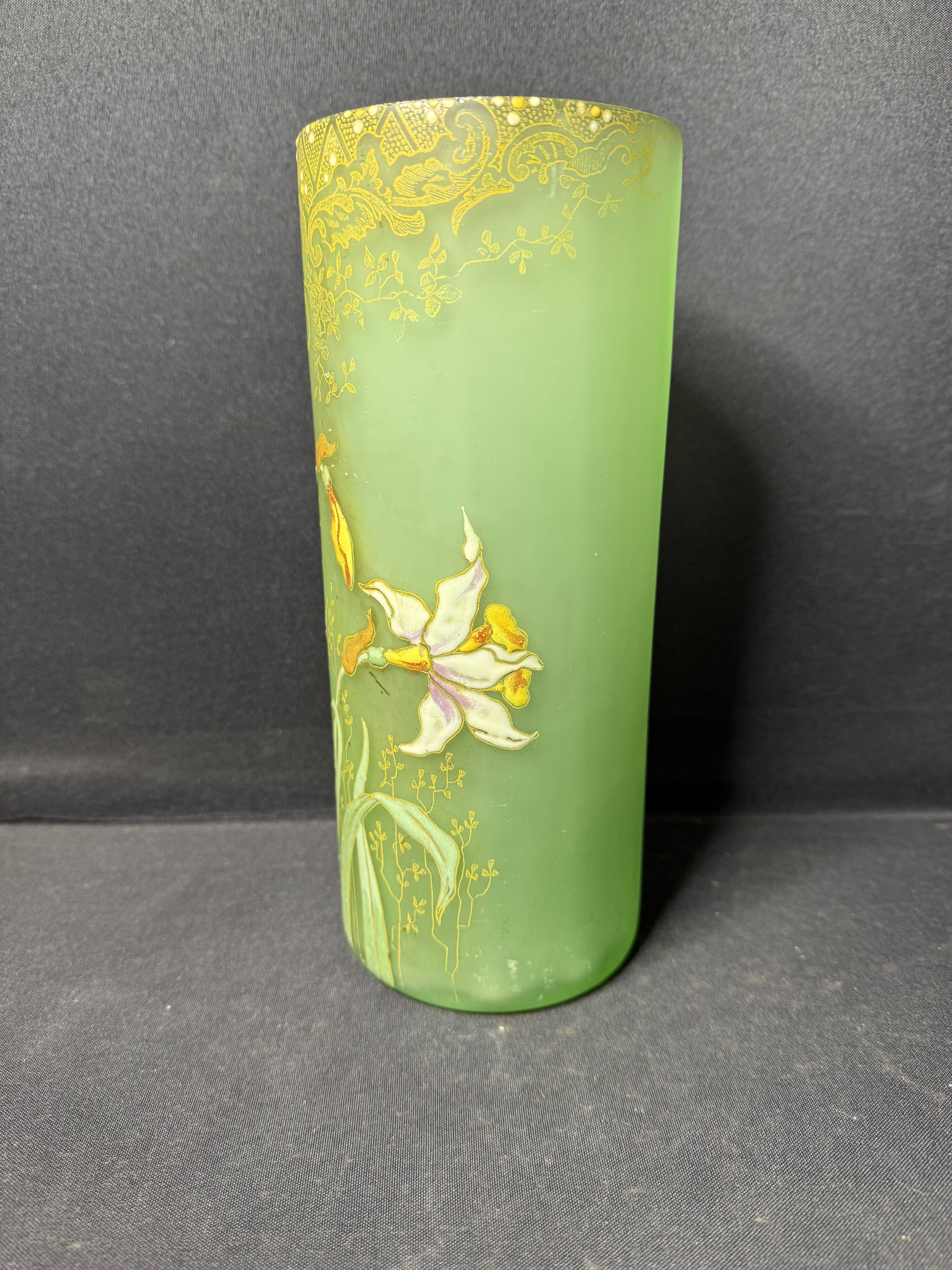 Enamelled vase – FT Legras (1839-1916)