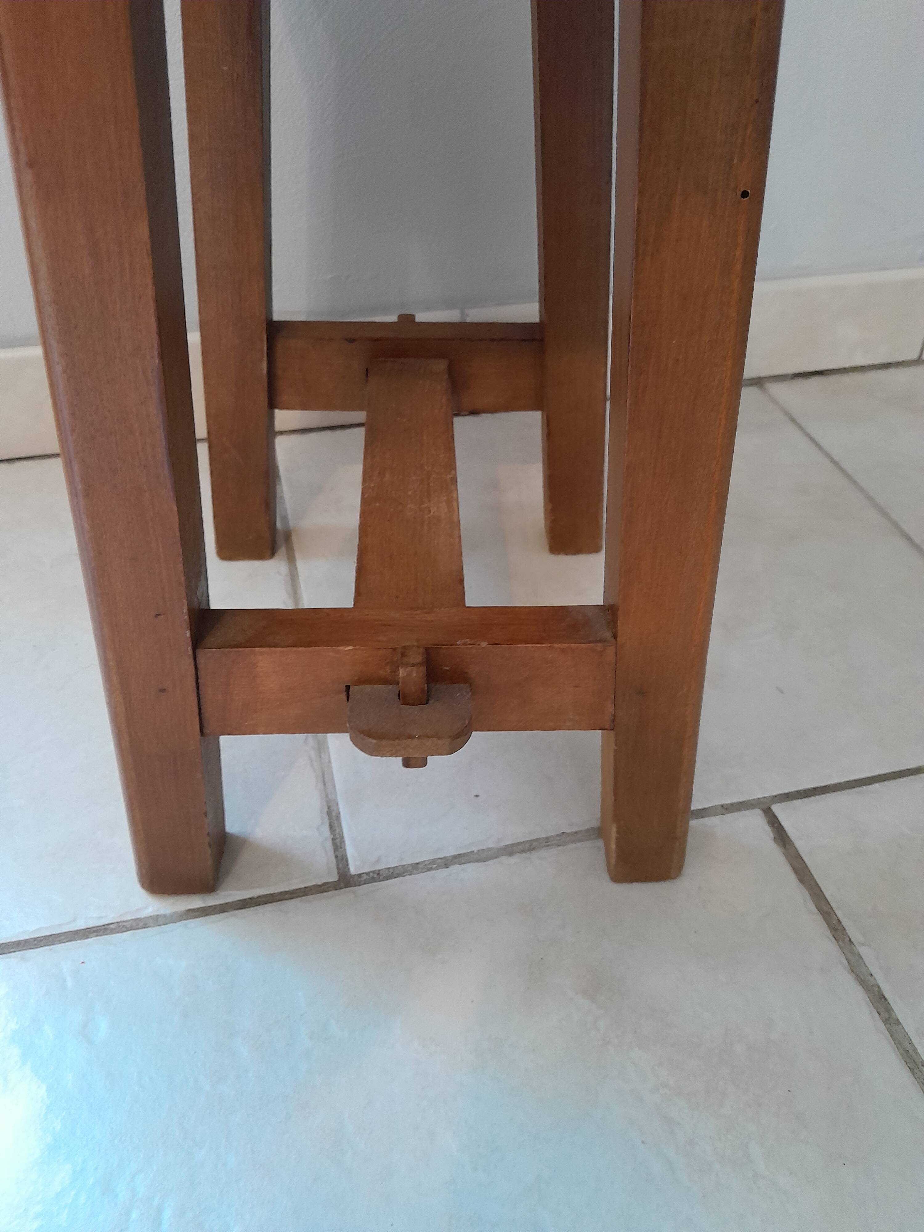 Vintage solid wood stool