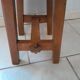 Vintage solid wood stool