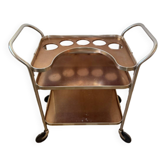 Kaymet copper and silver trolley from the 50s