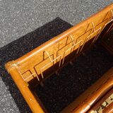 Vintage rattan bar cabinet from the 60s/70s
