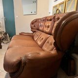 Three-seater Chesterfield sofa