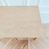 Renovated vintage modernist desk, metal & oak, 1950s/60s