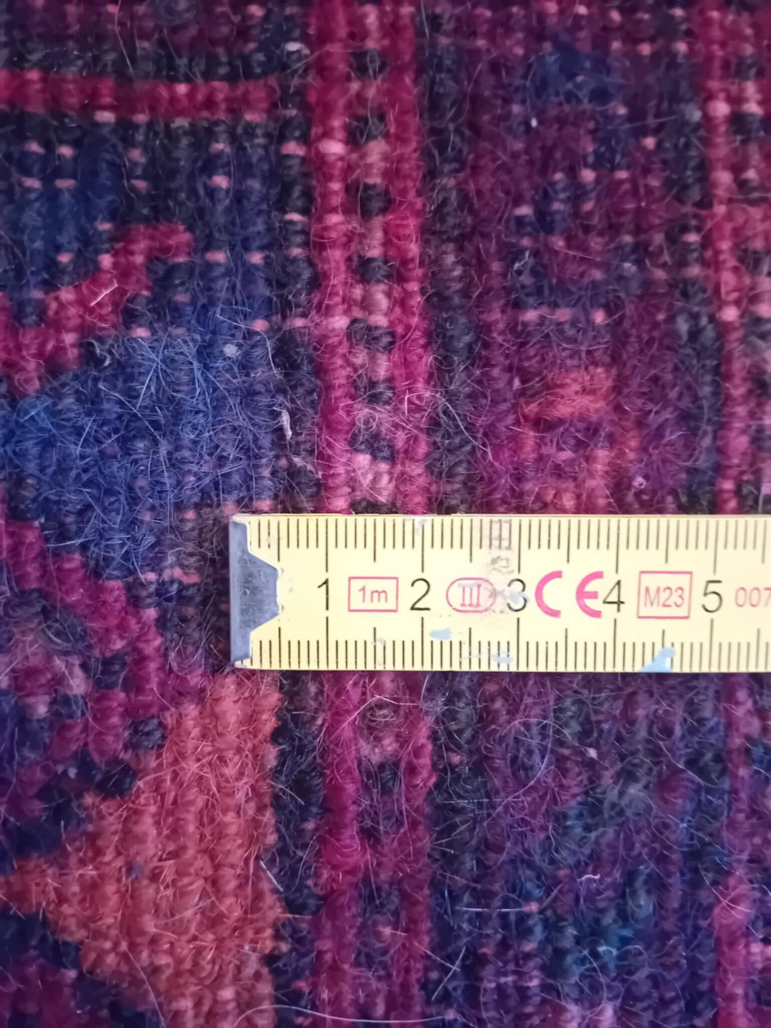 XXL handmade Persian rug 355x283cm