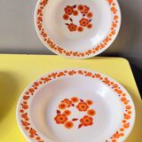 Arcopal Lotus 70s plates