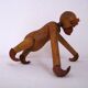 Teak monkey figurine Denmark 1970. no 1
