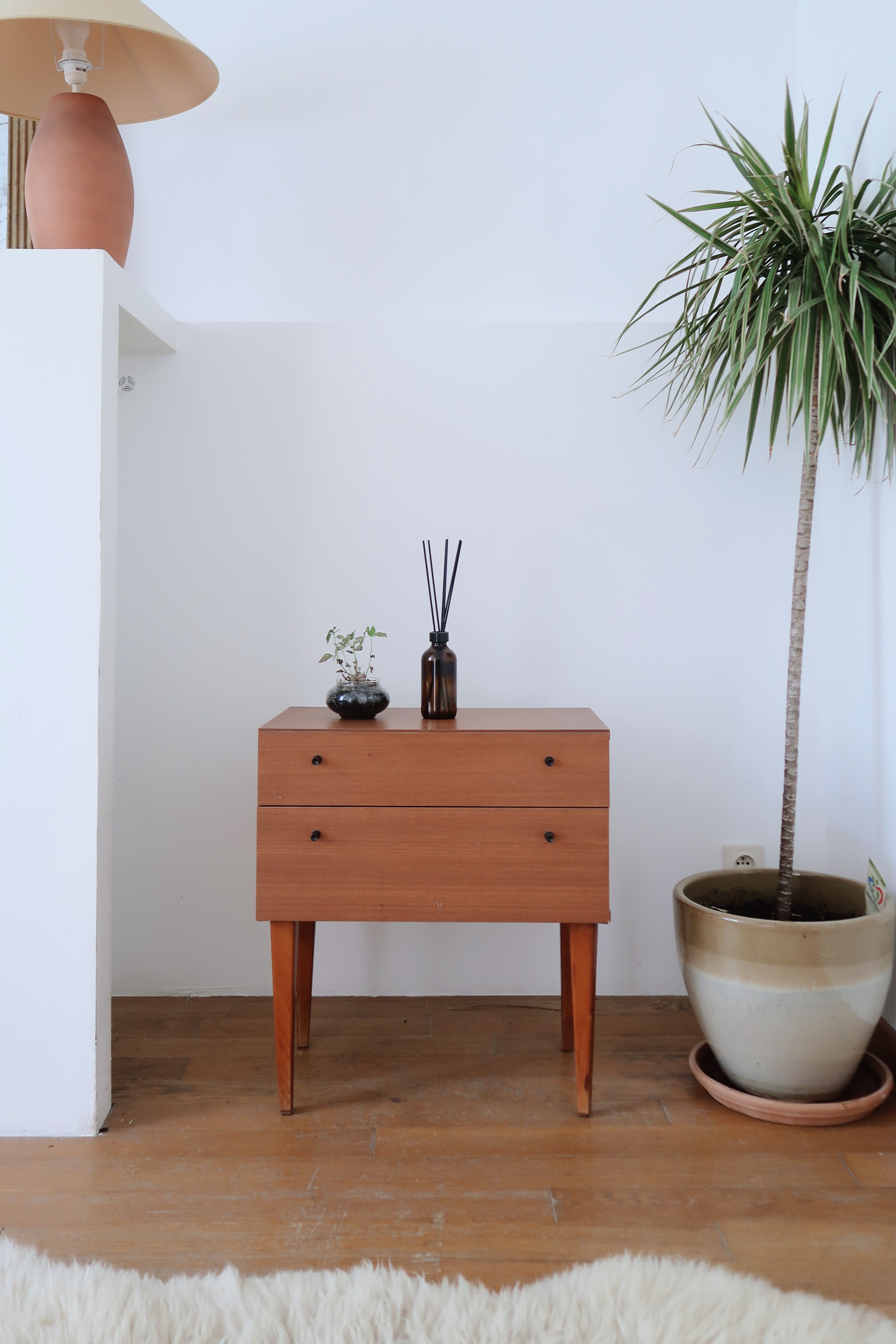 Scandinavian bedside table