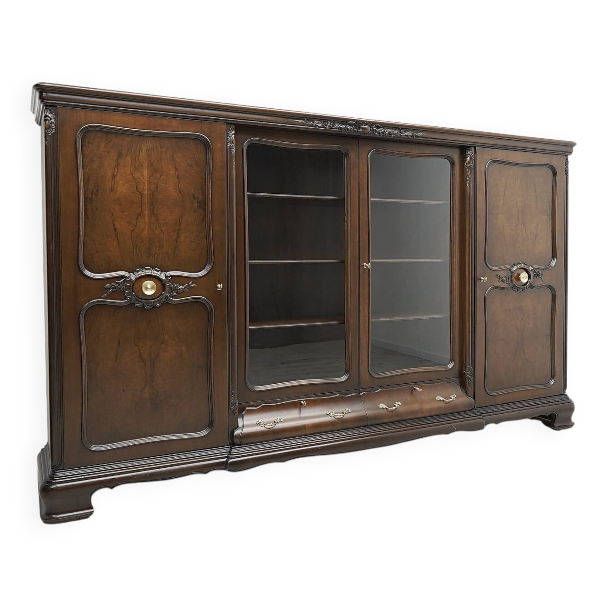 historic library from the 1940s after professional renovation.