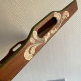 Painted wood tray