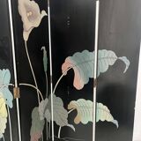 Six-panel painted screen, 20th century