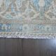 1970s Vintage Persian Handmade Wool Cotton Beige Area Rug 292x396