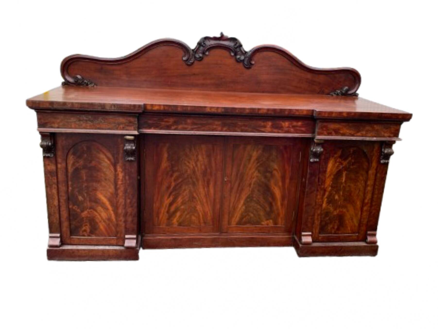 English enfilade in mahogany