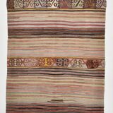 Wool on cotton kilim rug 202x166cm