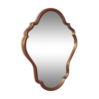 Golden mirror 54x74cm
