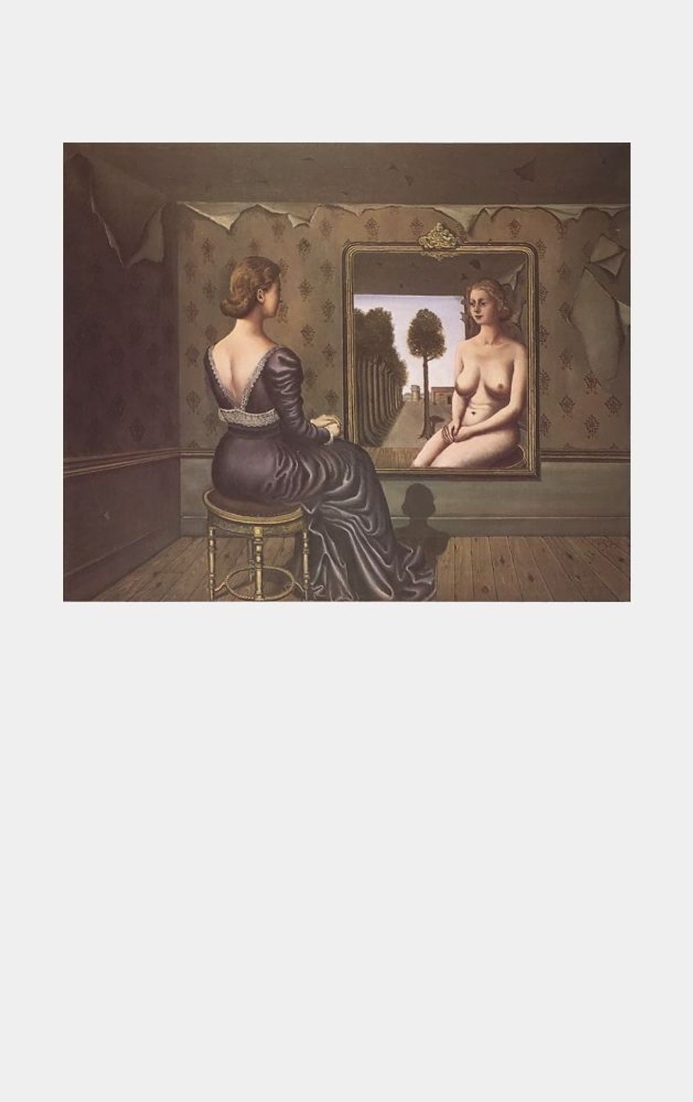 Paul Delvaux, the miroir