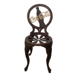 Chaise métal coca-cola