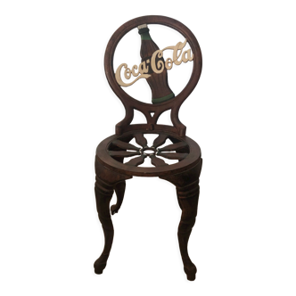 Coca-cola metal chair