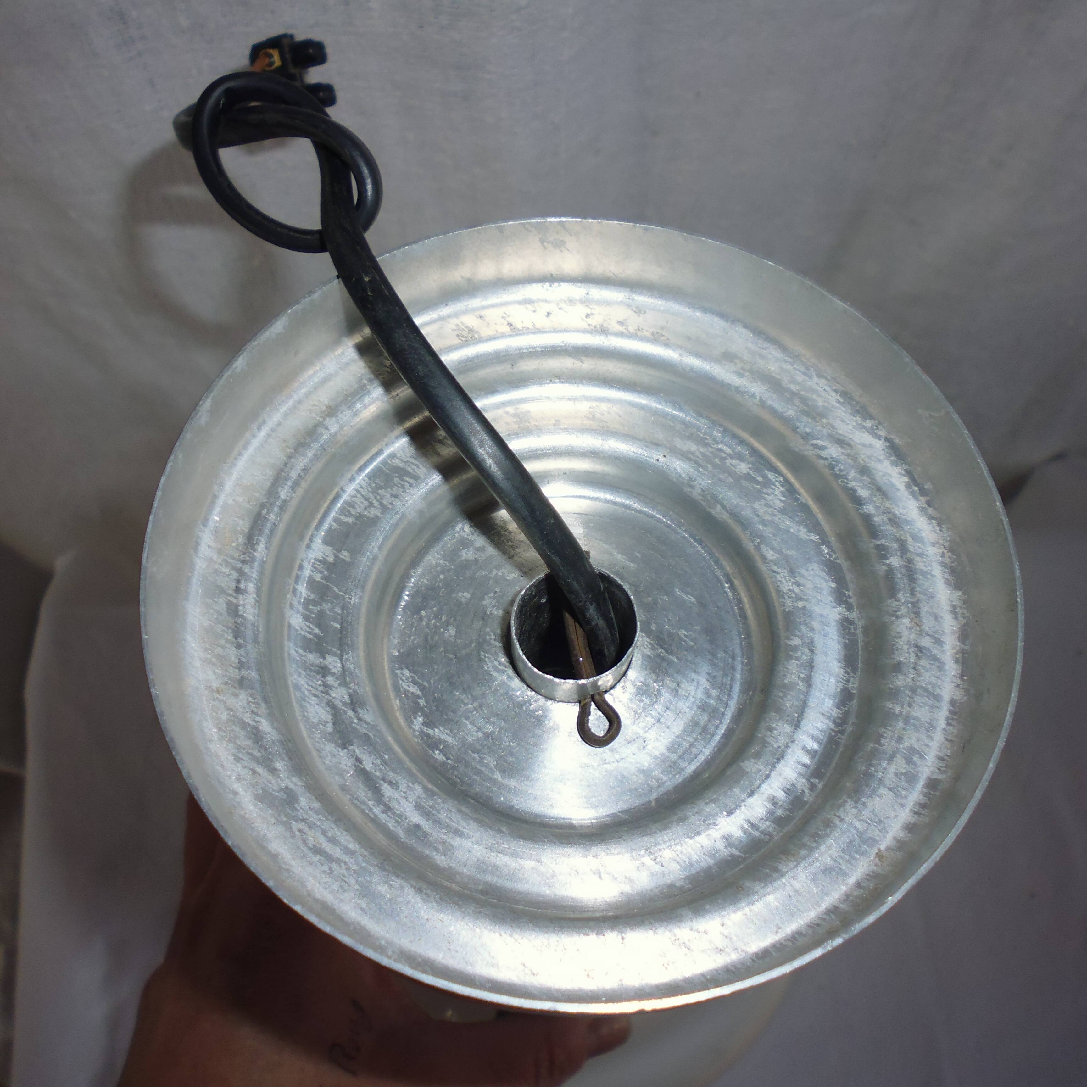 Art deco opaline hatuteur ball hanging 36 cm