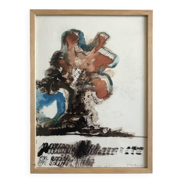 Emmanuelle messika, untitled iii, 2012. ink on paper signed in pencil