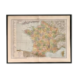 Carte de France vintage