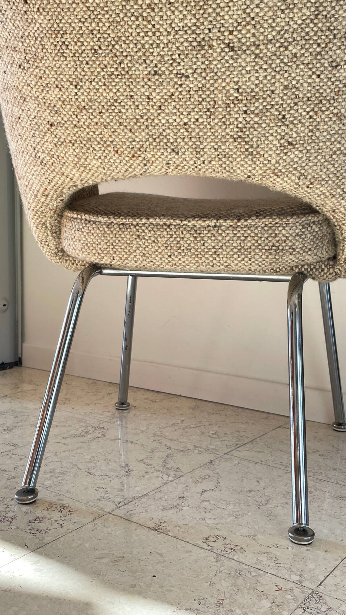 Fauteuil Conférence Eero Saarinen par Knoll années 70