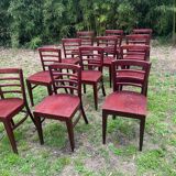 Chaises bistrot en bois
