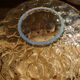 Amber glass globe for lighting - honeycomb relief