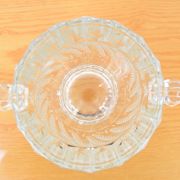 Vase en verre, verre de Bohême, années 1970