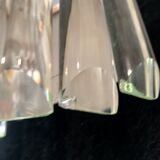 Venini sconce glass and gilded structure