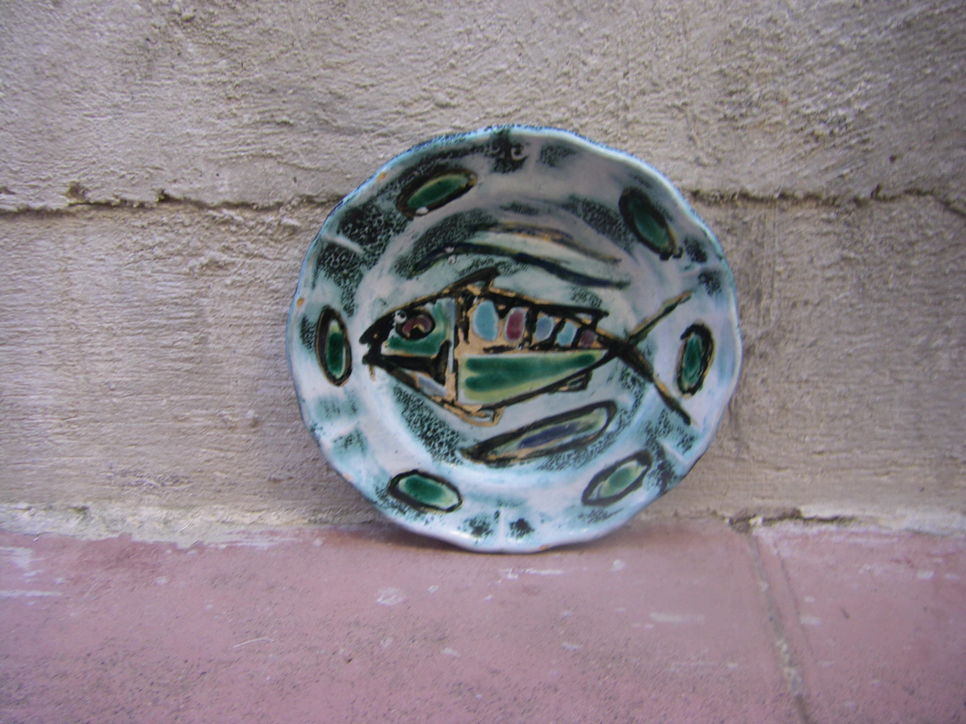 Ceramic plate from Vallauris