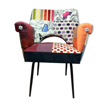 Fauteuil 1970 patchwork