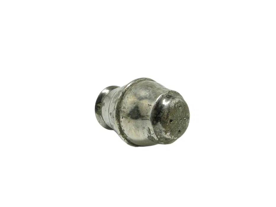 AAB Salt Shaker Art Deco, Silver Plated Brass, Belgium, 1930s