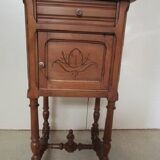 Canelé leg bedside table, 1900s